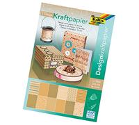 Bringmann Folia 13149 - Design Papier Kraft Block, DIN A4, 12 Feuilles
