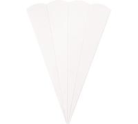 Bringmann Folia Cornets d'école bruts 5 PIÈCES (bleu clair) Blanc Blanc