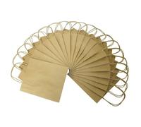 Bringmann Folia Lot de 20 sachets en Papier Kraft Naturel Env. 21 x 18 x 8 cm - 21810