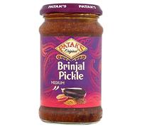 Brinjal Aubergine Pickle moyen de Patak (de 283g) - Paquet de 2