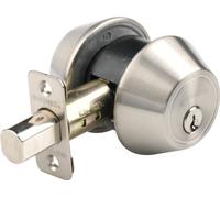 Brinks 2718-119 Double Cylinder Deadbolt Keyed on Both Sides, Satin Nickel by Brinks (English Manual)