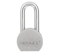 Brinks 672-52701 Serrure de sécurité commerciale en acier massif de 7,5 m avec anse longue au bore BRINKS