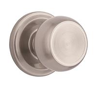 BRINKS Home Security 23041-119 Verrous de porte rotatifs style Stafford pour intérieur sans verrouillage, nickel satiné Home Security Push Push