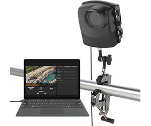 Brinno BCC2000 Plus Appareil photo de chantier - Comprend : caméra Full HD TLC2000 Time Lapse, rallonge de 9,8 m pour ordinateur portable/tablette, support de serrage et étui étanche - Batterie de 1