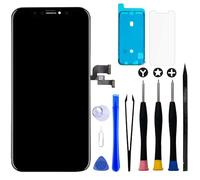 Brinonac Écran pour iPhone XS, 5,8" OLED Ecran Tactile 3D Remplacement Assemblé avec Outils de Réparation et Verre Trempé