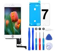 Brinonac Ecran Tactile LCD pour iPhone 7 Vitre De Remplacement LCD Ecran Assemblé avec Kit De Réparation (Blanc, 4.7 Pouces)