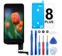Brinonac Ecran Tactile LCD pour iPhone 8 Plus Vitre De Remplacement LCD Ecran Assemblé avec Kit De Réparation (Noir, 5,5 Pouces)