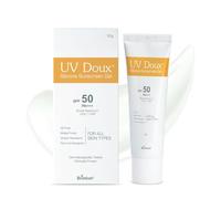 Brinton UV Doux Silicone Sunscreen Gel SPF 50 PA+++ | Broad Spectrum Sun Protection for Face & Body | Non-Comedogenic, Paraben-Free, Water-Resistant | Dermatologist Tested | 50gm