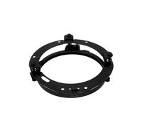Briny River 1 bague de montage pour phare LED rond de 17,8 cm pour moto compatible avec Wrangler JK 2007-2016 compatible avec Har-leys Davidson FLD 2012-2013, noir