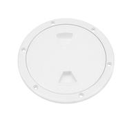Briny River 1 couvercle de trappe d'inspection de bateau blanc de 15,2 cm avec plaque de couverture amovible, trous pré-percés pour bateau, yacht, camping-car