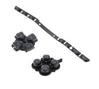 Briny River 1 jeu de boutons gauche droit compatible avec console de jeu PSP2000 (Noir)