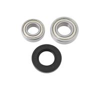 Briny River 1 Jeu de Roulements de Machine à Laver 6206ZZ 6205ZZ Roulement de Tambour avec Joint d'arbre 35x62x10 Compatible avec Bosch Compatible avec Siemens