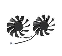 Briny River 1 Paire de Ventilateurs de Remplacement à 2 Broches pour Carte Graphique PC Compatible avec Les Cartes Graphiques MSI GTX 1050/1050 Ti