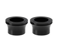 Briny River 1 paire d'entretoises de moyeu de roue avant CNC en aluminium compatibles avec Sur-Ron Light Bee X LBX E-Bike, noir