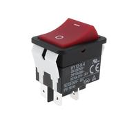 Briny River 1 Pièce Interrupteur à Bascule pour Compresseur D'air 4 Broches N043321 HY12-9-4 20 A 125/250 V Compatible avec DeWalt