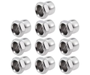 Briny River 10 PCS Écrou en Acier Inoxydable M6 Annuler Ciseaux Anti-vol Twist Sécurité pour Équipement Extérieur Lampadaires Caméras de Surveillance