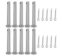 Briny River 10x Goupilles de Cisaillement de Rechange pour Souffleuses à Neige Compatible avec Simplicity 1668344SM 703063