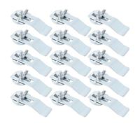 Briny River 15PCS1 Clips Métalliques pour évier Sous Plan M6 6,7 X 2 Cm Support de Montage Rond pour évier Fixation Réparation Fixation Supports pour Salle de Bain Et Cuisine