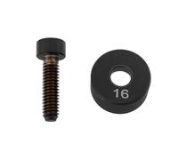 Briny River 1pc 16g Vis de Poids de Golf Poids de Pilote de Golf Poids de Golf Compatible avec Taylormade Qi10 Qi10 Max Qi10 Tour UT Driver Noir