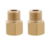 Briny River 2 Pièces Adaptateur Réducteur en Laiton M10x1 Femelle Vers BSP Mâle 1/8" pour Conversion de Raccordement de Tuyau