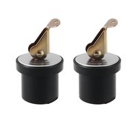 Briny River 2 Pièces Bouchon de Vidange à Pression en Laiton pour Appâts 7/8 Pouces pour Bateaux Yachts Kayaks