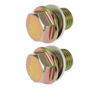 Briny River 2 vis de vidange de carter d'huile M14 x 1,5 avec rondelles compatibles avec Suzuki, compatible avec Opel