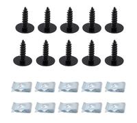 Briny River 20x Vis de Fixation pour Garde-Boue Et écrous en U (90308-SB2-013 Et 90114-SE0-000) Compatible avec Honda Accord 1986-1994