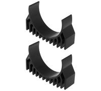 Briny River 2PCS Dissipateurs Thermiques pour Moteur Extrudeuse Compatible avec Crealty K1 K1 Max K1C Extrémité Chaude de Extrudeuse Adaptée Au Moteur Pancake 36 Mm Noir