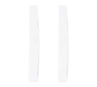 Briny River 2PCS Selles Chevalet en Os pour Guitare Acoustique 6 Cordes 72x3x9mm pour Guitare Acoustique Compensée pour Guitare Acoustique Luthier Compatible avec Martin Guitare (blanc)
