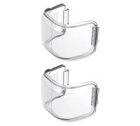 Briny River 2X Caches de Protection Anti-poussière pour Stabilisateur de Drone Compatible avec DJI Neo Gris Transparent