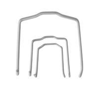 Briny River 3 Pièces Ressort de Retenue de Tuyau de Radiateur en Métal 154/23 Compatible avec BMW E46 325i 328i