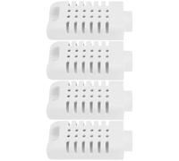 Briny River 4 Pièces Boîtier de Capteur de Température Et D'humidité 60 X 27 Mm Compatible avec AM2301 Blanc