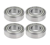 Briny River 4pcs Roulements à Billes à Gorge Profonde 6004-2Z/C3 20x42x12mm Adaptés Aux Roues de Skateboard Aux Patins à Roues Alignées