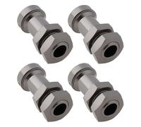 Briny River 4X Extensions de Roue avec Adaptateur de Moyeu Hexagonal 17 Mm Compatible avec Arrma Mojave Typhon Mise à Niveau du Buggy à L'échelle 1:10