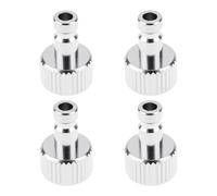 Briny River 4x Raccords Rapides pour Aérographe 1/8" BSP Adaptés Aux Outils de Peinture Coupleur de Connexion Et de Déconnexion