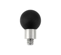 Briny River Adaptateur à Boule de 17 Mm Adaptateur de Base de Montage à Boule Fileté 1/4"-20 pour Téléphone Portable Compatible avec Garmin GPS Le Support Et Le Bras à Double Douille de 17 Mm