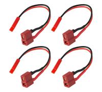 Briny River Adaptateur de Connecteur Femelle T vers Connecteur Femelle JST 10 Cm 20 AWG pour Véhicules RC Et Batteries Lipo