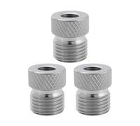 Briny River Adaptateur de Tuyau d'aérographe 3 Pièces G1/8 BSP Mâle en Laiton Adaptateur de Conversion Compatible avec Badger l'aérographe