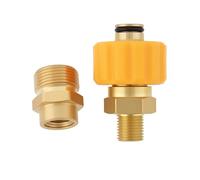 Briny River Adaptateur pour Nettoyeur Haute Pression TR22 IG Easy Lock Vers M22 AG Compatible avec Kärcher HD HDS Séries avec Filetage TR22 Easy!Lock