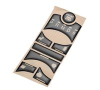 Briny River Autocollants pour Boutons de Console de Voiture Compatible avec Jaguar XF 2012-2015