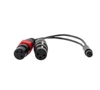 Briny River Câble Adaptateur Mini-XLR 5 Broches TA5F vers 2X XLR 3 Broches Compatible avec Presonus HP2 Amplificateur de Casque