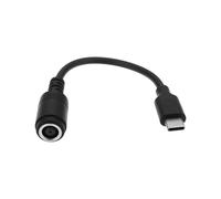 Briny River Câble de Charge DC7450 Femelle vers USB Type-C Mâle Compatible avec Dell Compatible avec HP Ordinateurs Portables 15cm