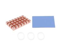 Briny River Dissipateur Thermique en Cuivre 32 X 18 X 4 Mm pour SSD M.2 2242 NVMe NGFF Compatible avec Raspberry Pi 5 AI Module