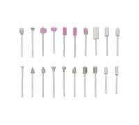 Briny River Ensemble de 20 Outils de Meulage Diamantés pour Gravure Meulage Découpe Polissage Compatibles avec La Meuleuse à Matrice D-Remel 1/8"