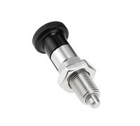 Briny River Goupille de Verrouillage à Ressort M10x1,0 Mm avec Goupille Autobloquante en Acier Inoxydable SXYKN10 pour Dispositifs Mécaniques Moules