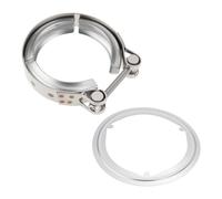 Briny River Joint de Pot d'Échappement Et Collier Bride en V 75 mm INOX Compatible avec Audi A1 A3 7H0253115B 1K0253115T
