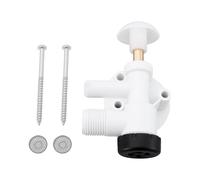 Briny River Kit d'assemblage de valve d'eau de toilette RV 385314349 compatible avec chasse à pédale Dometic 706 Sealand
