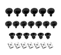 Briny River Kit de 26 vis de fixation pour garde-boue 1K0898625 compatible avec VW