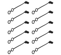 Briny River Lot de 10 Bouchons de Protection Contre Les Intempéries à 2 Broches Compatible avec SAE à Deux Broches Les Prises de Charge de Batterie