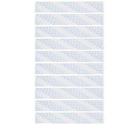Briny River Lot de 10 câbles plats FFC FPC 50 broches pour imprimante LCD 3D appareil photo DVD TV ordinateur portable audio 15 cm